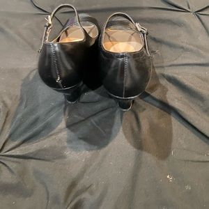Pair of black shoes